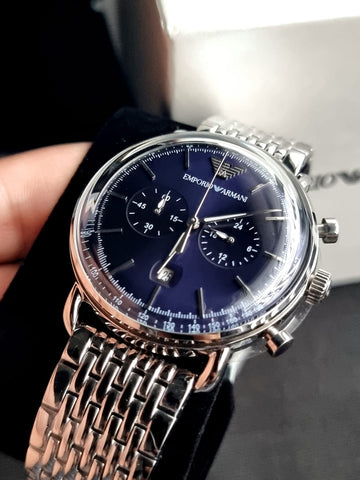 Emporio Armani Men’s Chronograph Stainless Steel 43mm Watch AR11238